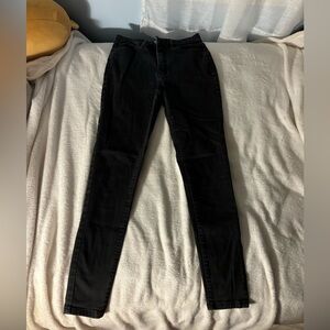 SO black high rise curvy jean